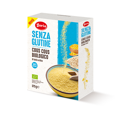 Doria Cous Cous Cous Biologico Di Mais E Riso Senza Glutine, 375 G